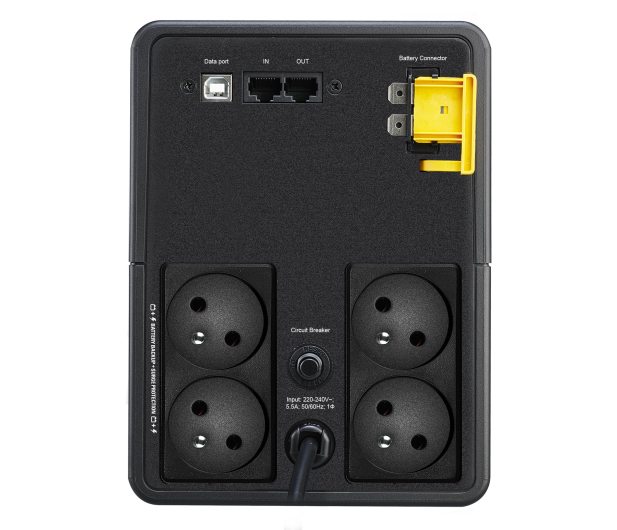 APC Back-UPS (1200VA/650W, 4x FR, USB, AVR) - 592575 - zdjęcie 5